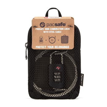 TSA-Zahlenschloss mit Stahlkabel Pacsafe Prosafe 1000 TSA