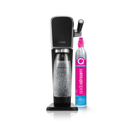 Saturator do wody gazowanej SodaStream ART + 1 butelka + nabój CO2- Czarny