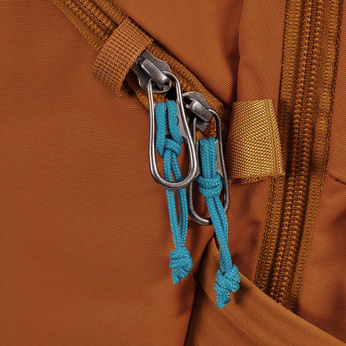 Wasserdichter, diebstahlsicherer Rucksack 18l Pacsafe ECO CX Econyl® - orange