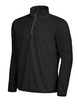 Herren Melton Half Zip DAD Pullover - Schwarz