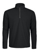 Bluza męska Melton Half Zip DAD - Czarny