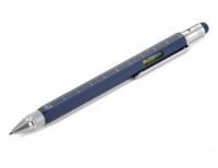 multifunctional ballpoint pen TROIKA construction - navy blue.