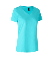 T-shirt CORE, V-neck, women's, brand ID - Mint