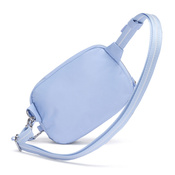 Kleine 2-in-1-Handtasche für Damen mit Diebstahlschutz Pacsafe W – serenity blue