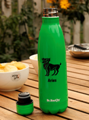 Stahlthermalflasche Dr. Bacty Iris - weiß