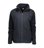 Microfleece cardigan navy