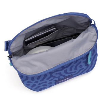 Rozkładana torebka damska antykradzieżowa Pacsafe Go - Niebieska