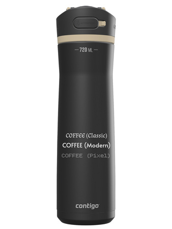 Butelka termiczna na wodę Contigo Ashland 2.0 Chill 720 ml - Licorice - Z Twoim grawerem
