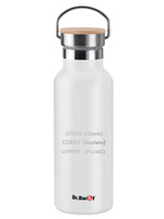 Butelka termiczna Dr.Bacty Iris 500 ml - biała- personalizowana grawerem