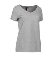 CORE V-neck tee damski ID - Szary