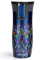 Kubek termiczny Contigo West Loop 2.0 470ml - Floresy - Granat Mat