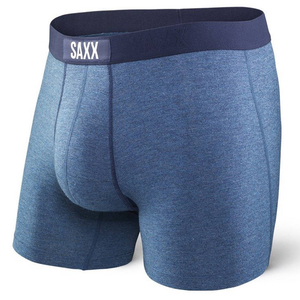 Bokserki męskie szybkoschnące SAXX VIBE Boxer Brief Modern Fit - niebieskie