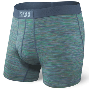 Bokserki męskie szybkoschnące SAXX VIBE Boxer Brief kosmiczny melanż - zielone