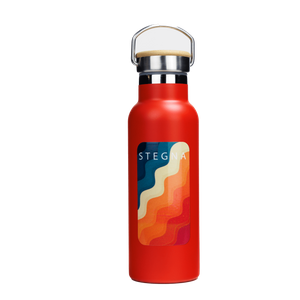 Butelka termiczna stalowa Dr.Bacty Iris 500 ml - Czerwona - Stegna