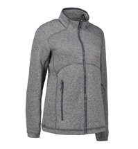 Damska bluza Zip’n’Mix melange fleece ID - Szary