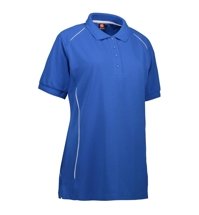 Damska koszulka polo PRO wear kontrast ID - Niebieski