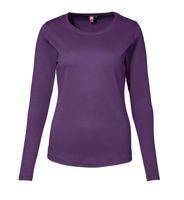 Interlock T-shirt long-sleeved Purple