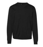 Knitted men's pullover ID - Czarny