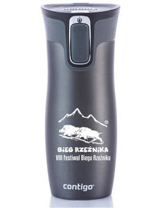 Kubek termiczny Contigo West Loop 2.0 470ml - Gunmetal - Bieg Rzeźnika