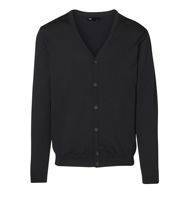 Men's knitted cardigan ID - Czarny