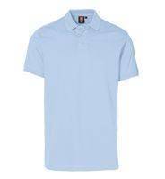 Men's stretch poloshirt Light blue