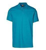 Men's stretch poloshirt Turquoise