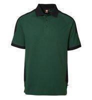 PRO wear polo shirt contrast Bottle green