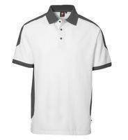 PRO wear polo shirt contrast White