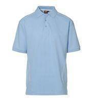 PRO wear polo shirt pipings Light blue