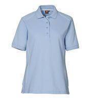 PRO wear polo shirt pipings Light blue