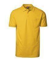 PRO wear polo shirt pocket Yellow