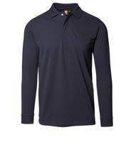 PRO wear polo shirt press stud Navy