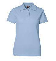 Piqué polo shirt stretch Light blue