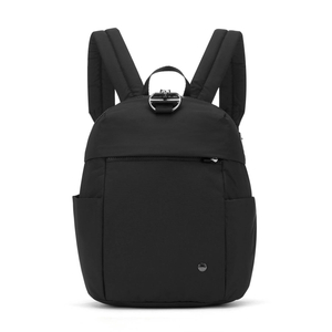 Plecak mini damski antykradzieżowy 8L Pacsafe Citysafe Econyl® - czarny