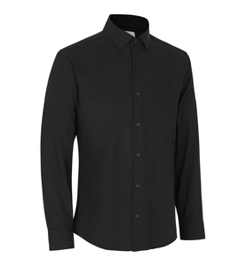 SEVEN SEAS Hybrid shirt, slim ID - Czarny