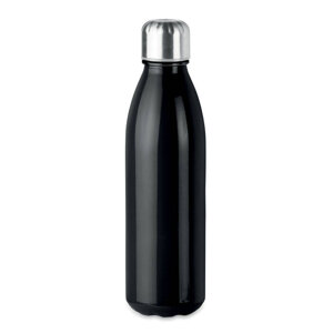 Szklana butelka na wodę Dr.Bacty Eos 650 ml - Czarna