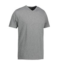 T-shirt YES Active Grey melange marki ID - Szary