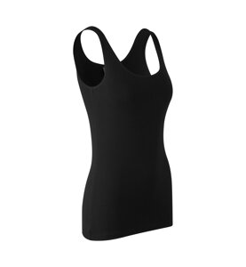 Tank top, stretch, damski ID - Czarny