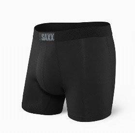 Bokserki męskie SAXX Vibe Boxer 2 Pak - Czarne/Moro