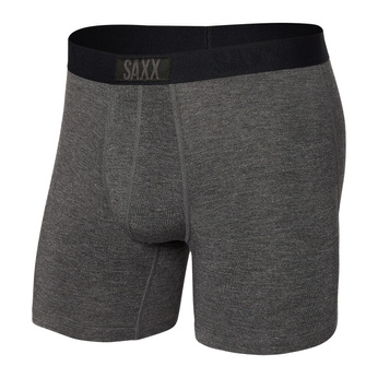 Bokserki męskie szybkoschnące SAXX VIBE Boxer Brief - ciemnoszare