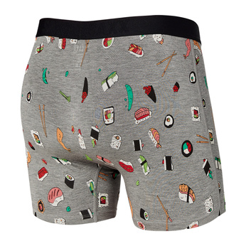 Bokserki męskie szybkoschnące SAXX VIBE Boxer Brief sushi - szare