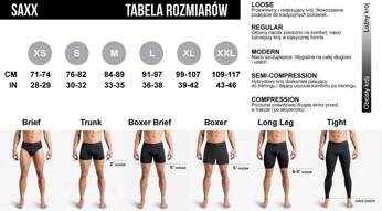 Bokserki męskie trekkingowe / sportowe z rozporkiem SAXX QUEST 2.0 Boxer Brief Fly  dwupak w paski – czarne