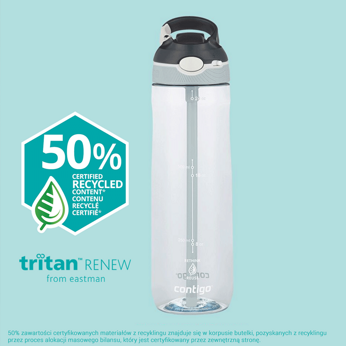 Butelka na wodę Tritan Renev™ Contigo Ashland 720ml - Monaco/Grey