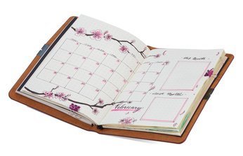 Elegancki notatnik BULLET JOURNAL Troika - Brązowy