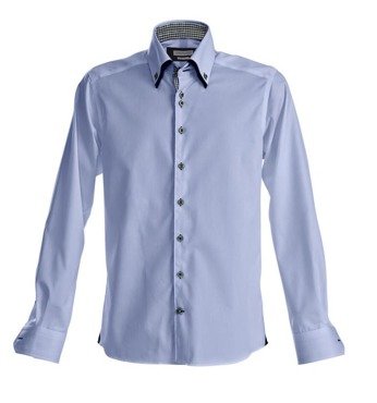 Koszula fioletowa mucha 43 regular fit marki FROST, niebieski