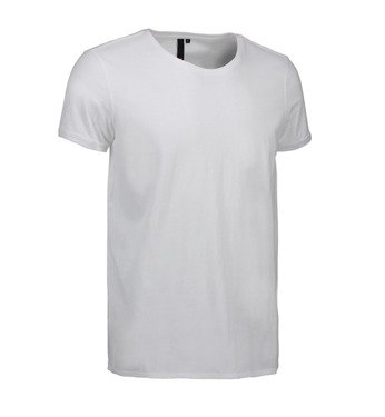 Koszulka T-Shirt Z Okrągłym Dekoltem ID - Biały