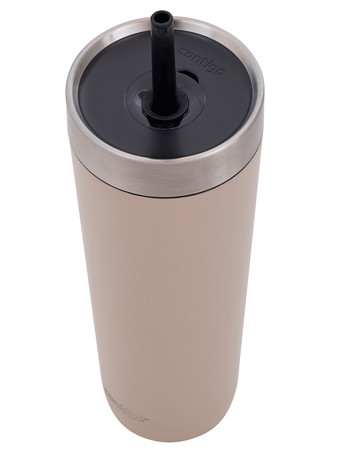 Kubek termiczny ze słomką Luxe Tumbler 720ml z grawerem - Brown Sugar