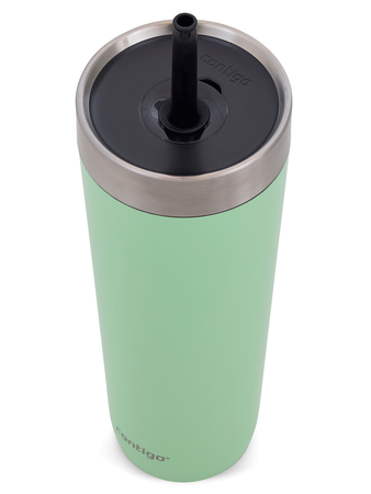 Kubek termiczny ze słomką Luxe Tumbler 720ml z grawerem - Cucumber