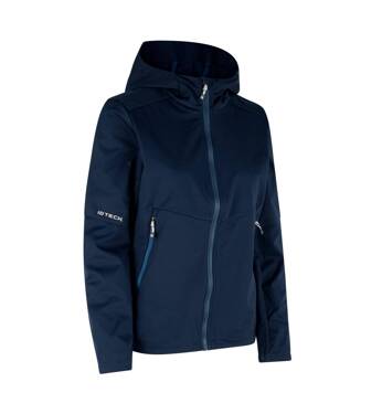 Kurtka soft shell z kapturem| lekka, damska ID - Granatowy