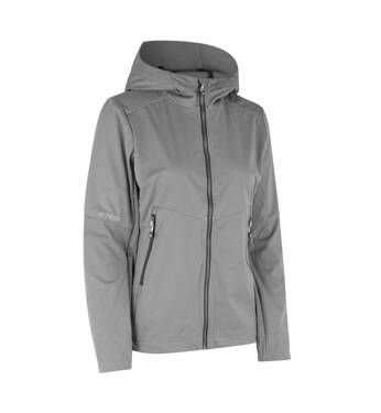 Kurtka soft shell z kapturem| lekka, damska ID - Szary